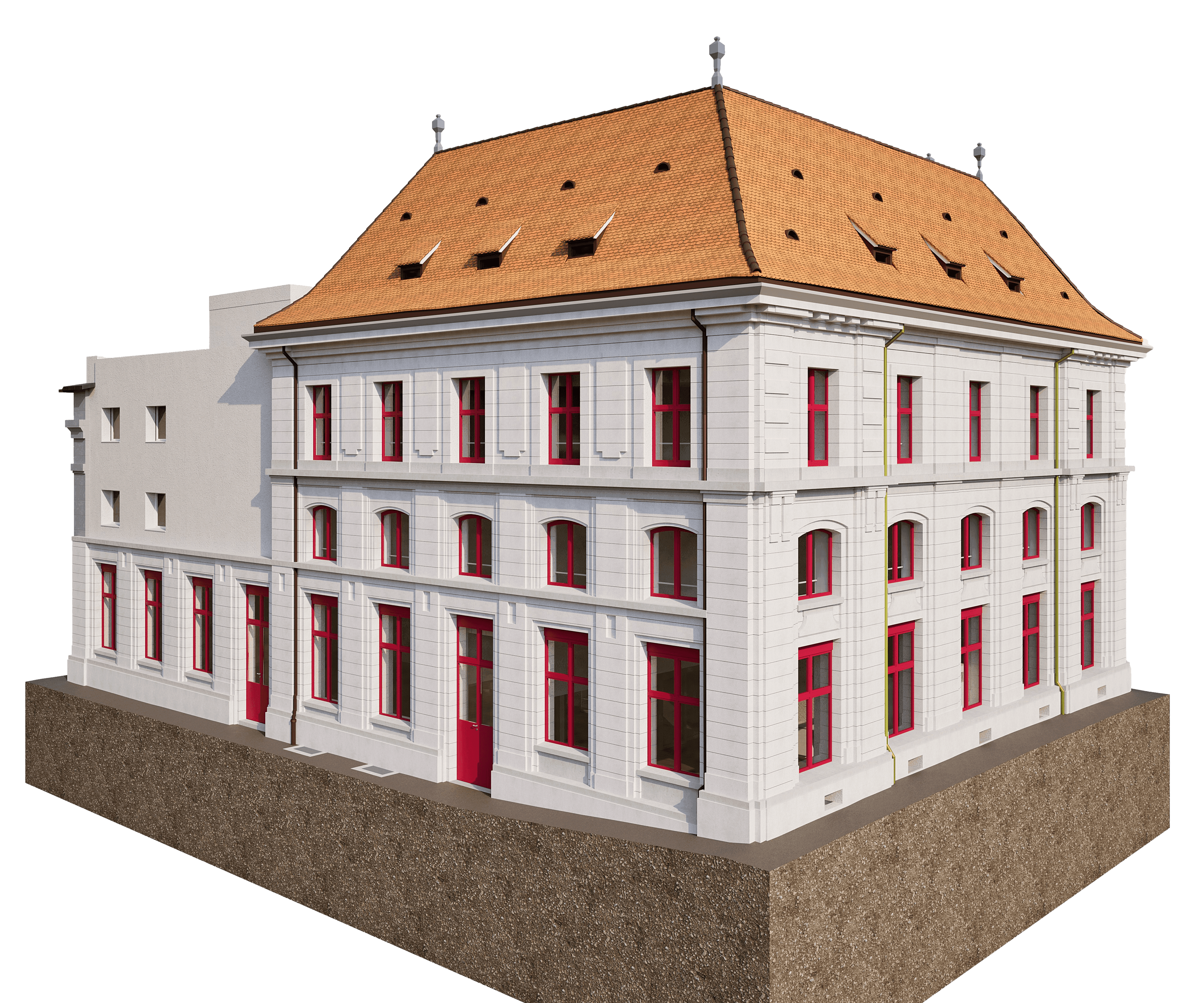 3D Laserscanning Basel Gebäude Aussenaufnahme Vermessung