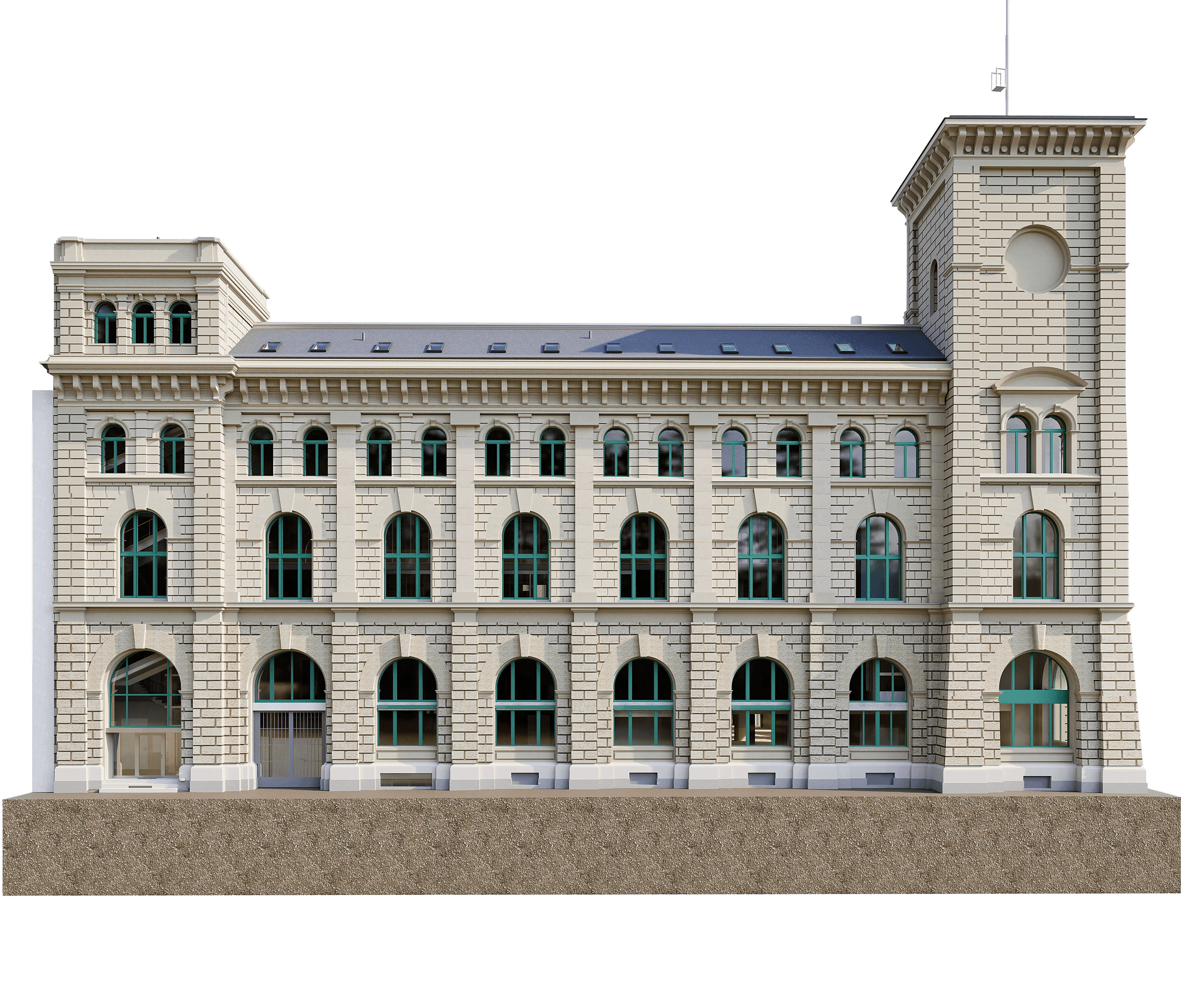 3D-Laserscanning der historischen Fraumünsterpost in Zürich