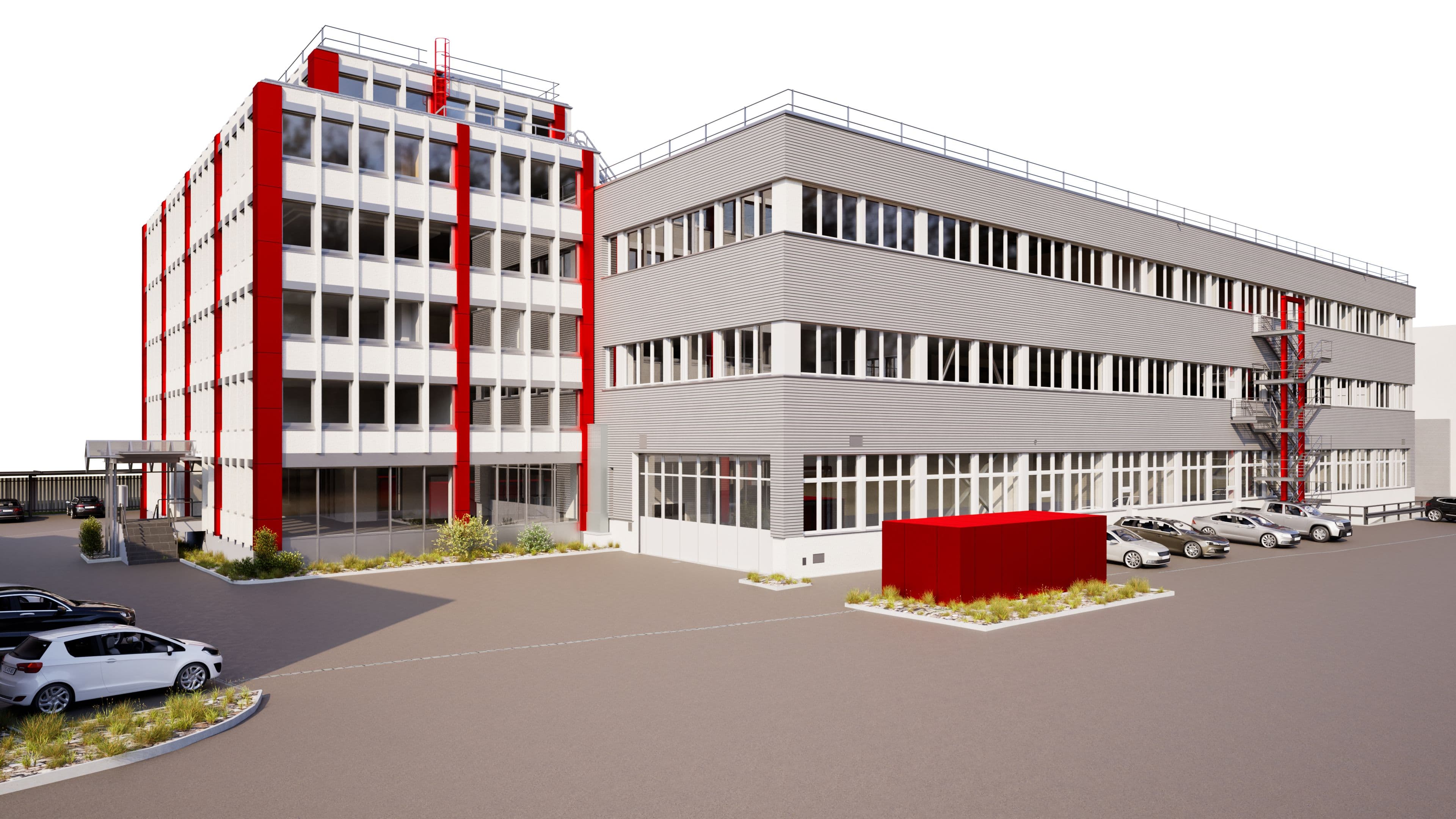 3D-Modell einer Anlage basierend auf Laserscanning Daten