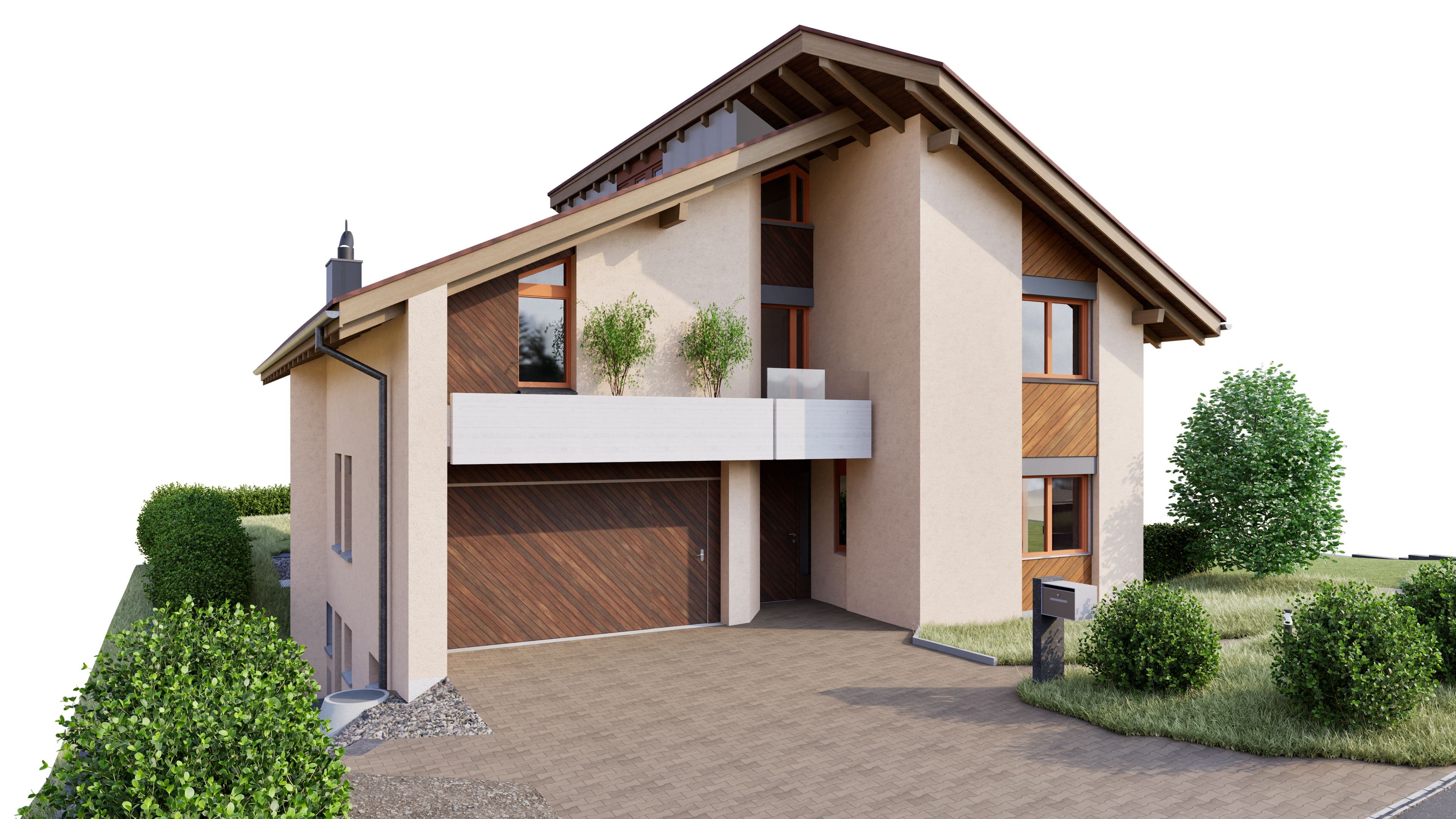 3D CAD Modell eines bestehenden Gebäudes nach digitaler Bestandesaufnahme