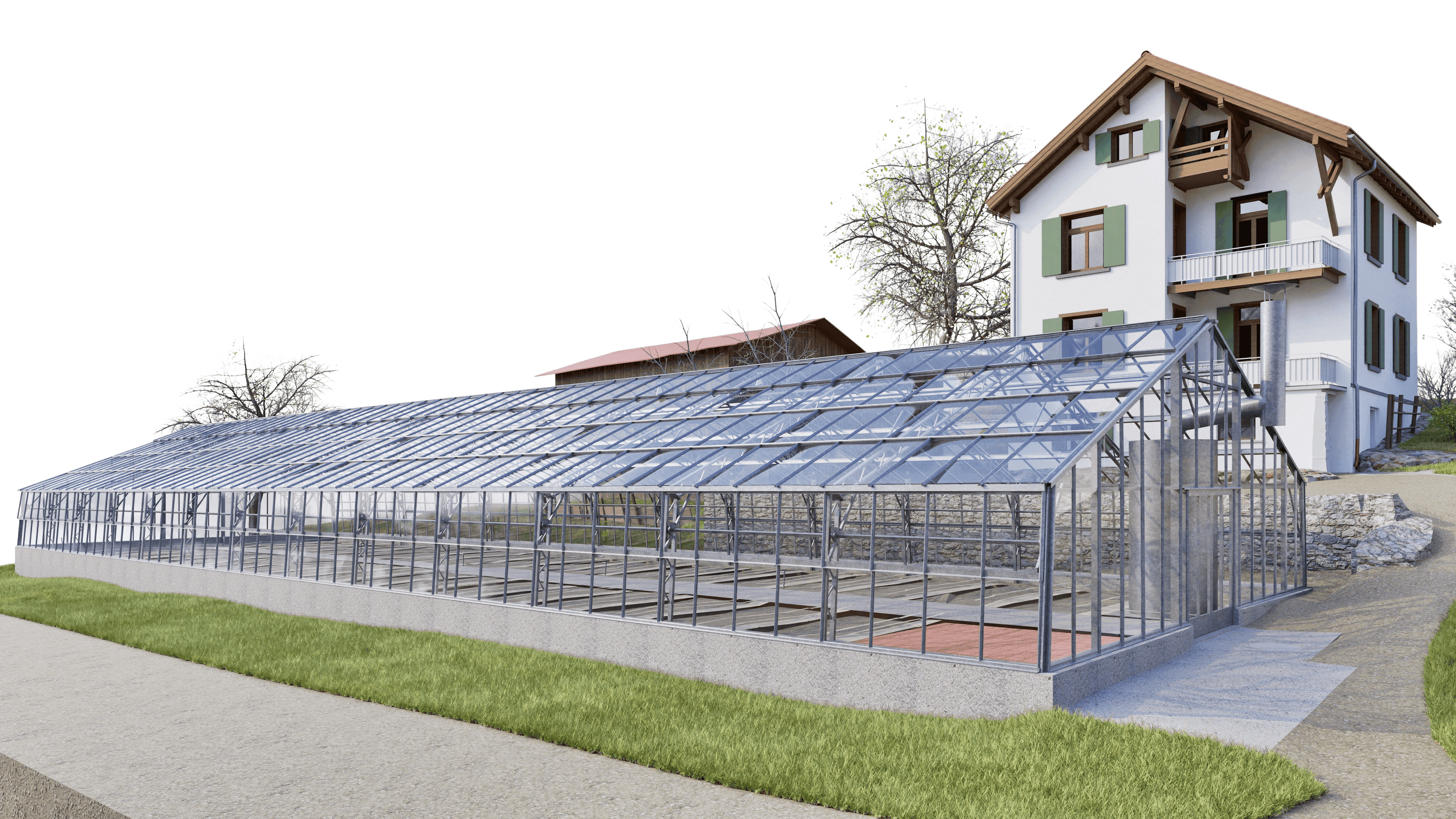 3D Vectorworks Bestandsmodell Wohnhaus