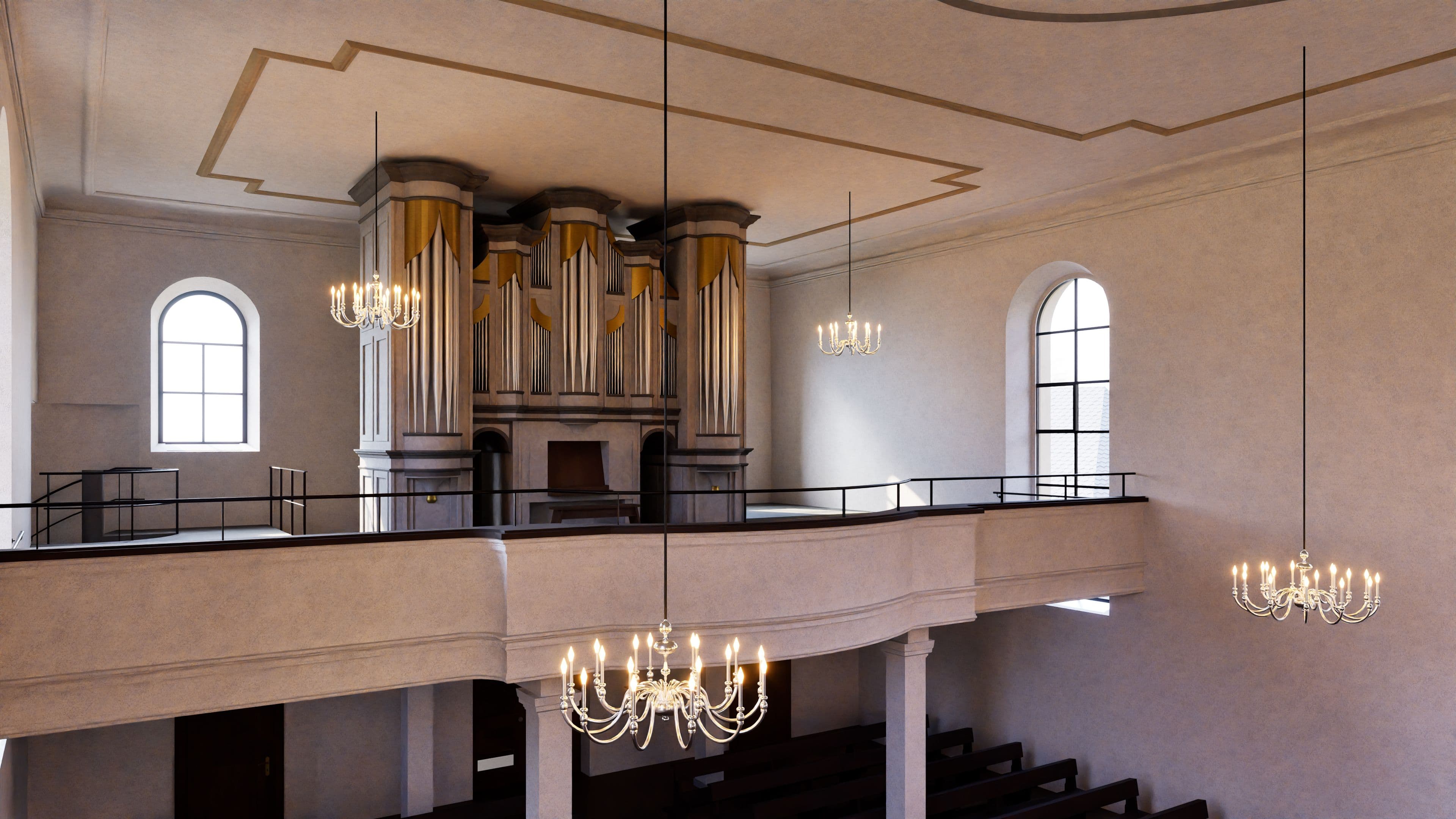 Scan to BIM Prozess für eine Kirche