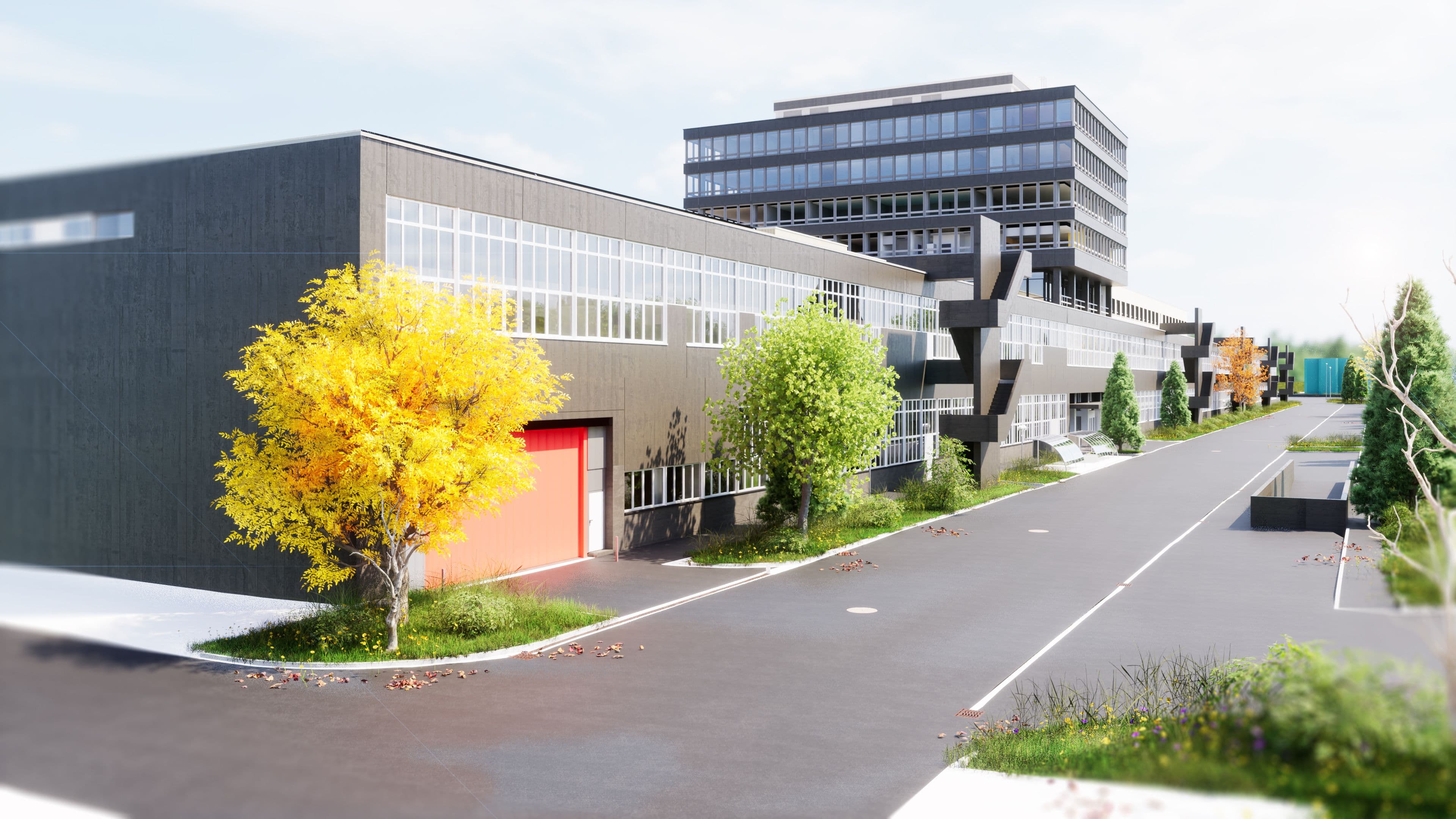 Scan to BIM Modell aus Punktwolke für ein grosses Bauprojekt im Bestand