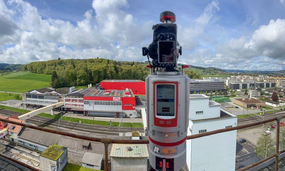 Laserscanner dokumentiert ein grosses Industrieareal