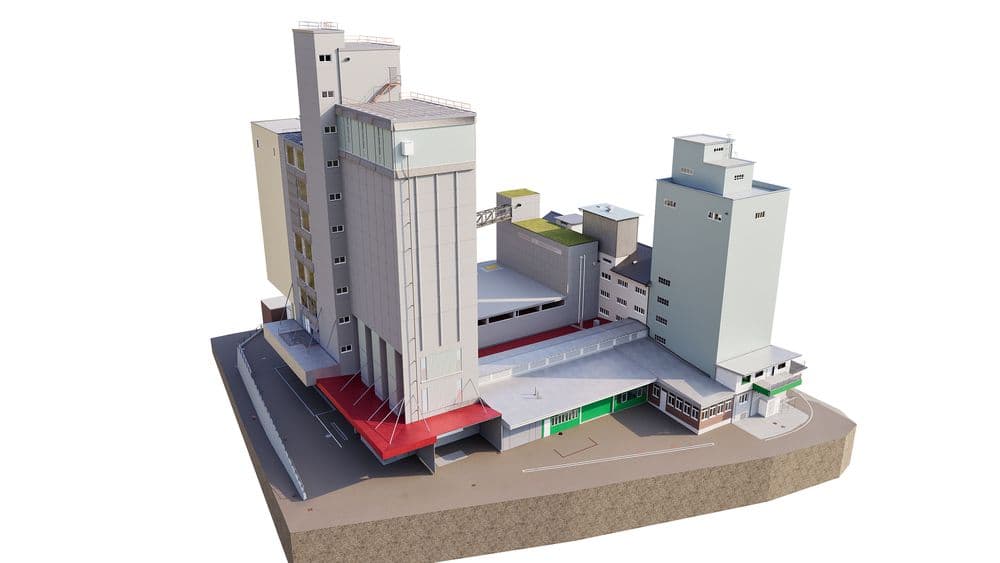 Industrievermessung Dachaufbauten Sursee