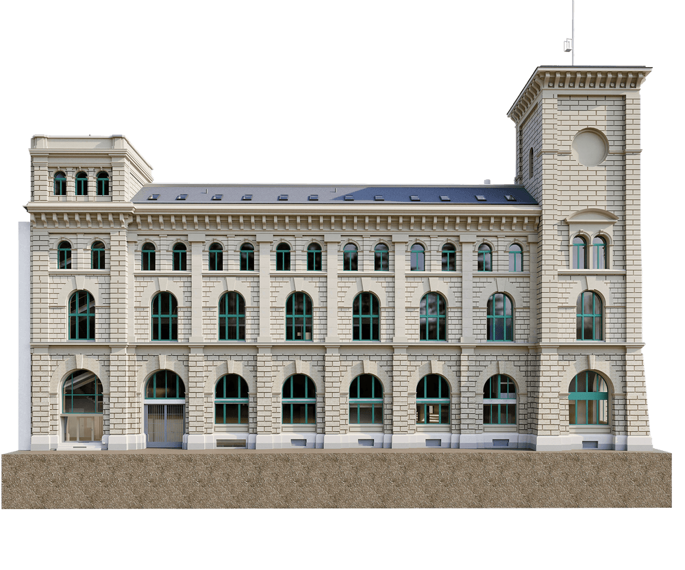 3D-Laserscanning der historischen Fraumünsterpost in Zürich