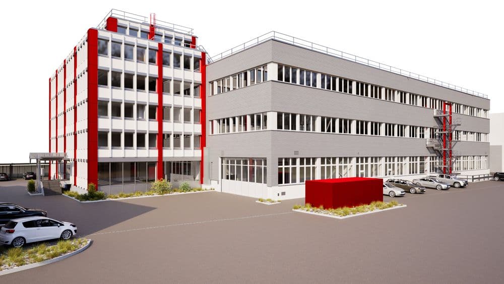 3D-Modell einer Anlage basierend auf Laserscanning Daten