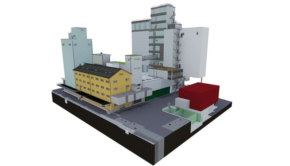 Industrieanlage scan