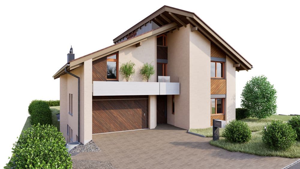 3D CAD Modell eines bestehenden Gebäudes nach digitaler Bestandesaufnahme