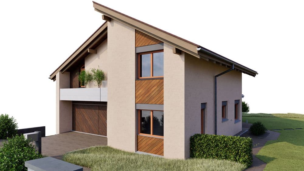 3D Modell eines Bestandsgebäudes aus digitaler Gebäudeaufnahme