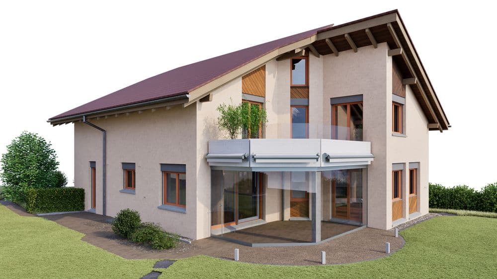 3D CAD Bestandesmodell eines Gebäudes aus Laserscanning Daten