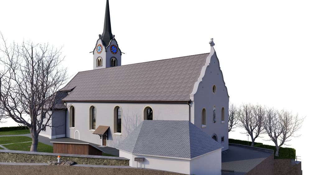 3D-Modell als Grundlage für die Planung einer Kirchensanierung