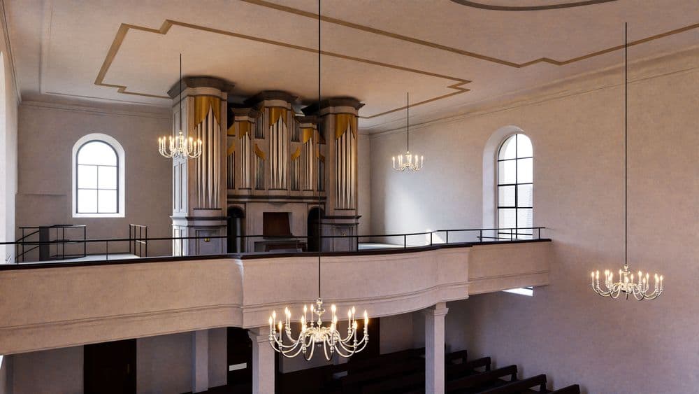 Scan to BIM Prozess für eine Kirche