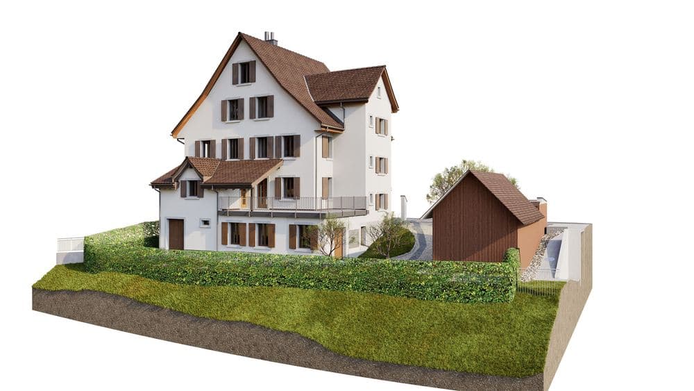 3D Bestandesmodell eines bestehenden Gebäudes aus Laserscanning zur Identifikation von ungenutztem Wohnraum