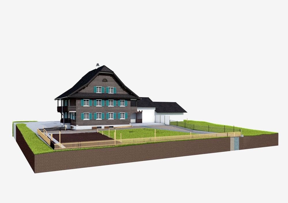 bauernhaus laserscanning
