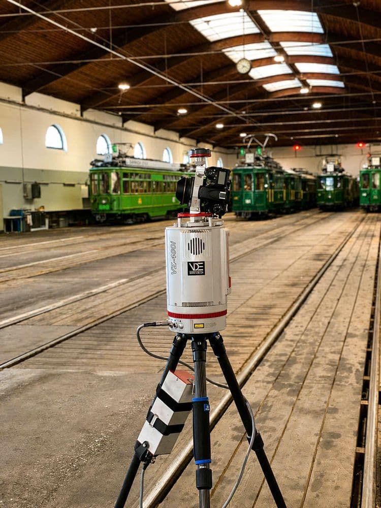 Vermessung einer technischen Infrastruktur mit 3D-Laserscanning