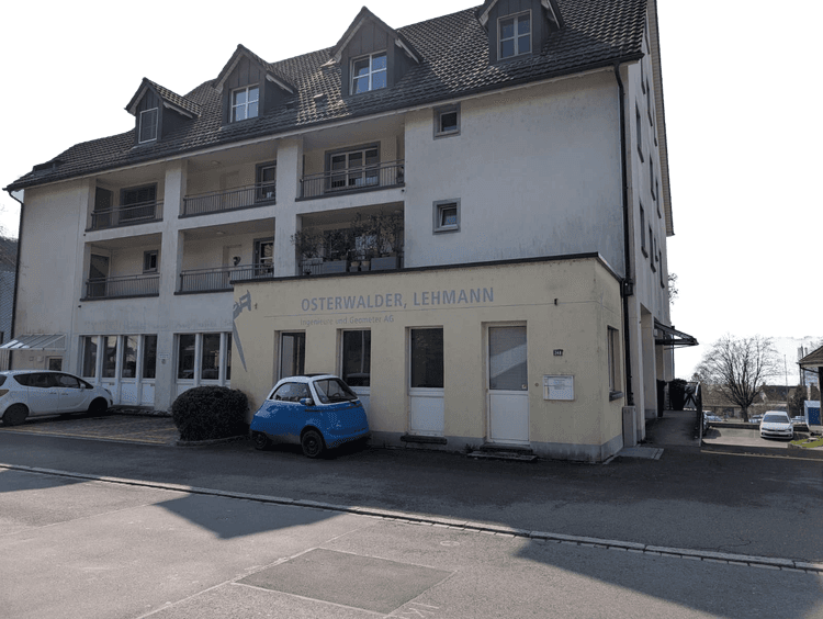 Standort von VDE Gebäudevermessung in Männedorf Zürich Büro Aussenansicht