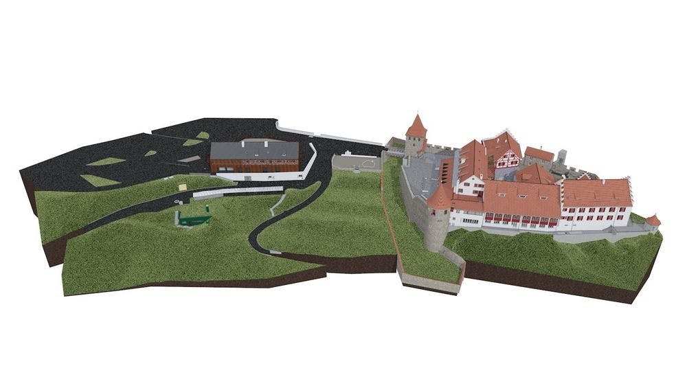 Schloss Laufen 3D Vermessung